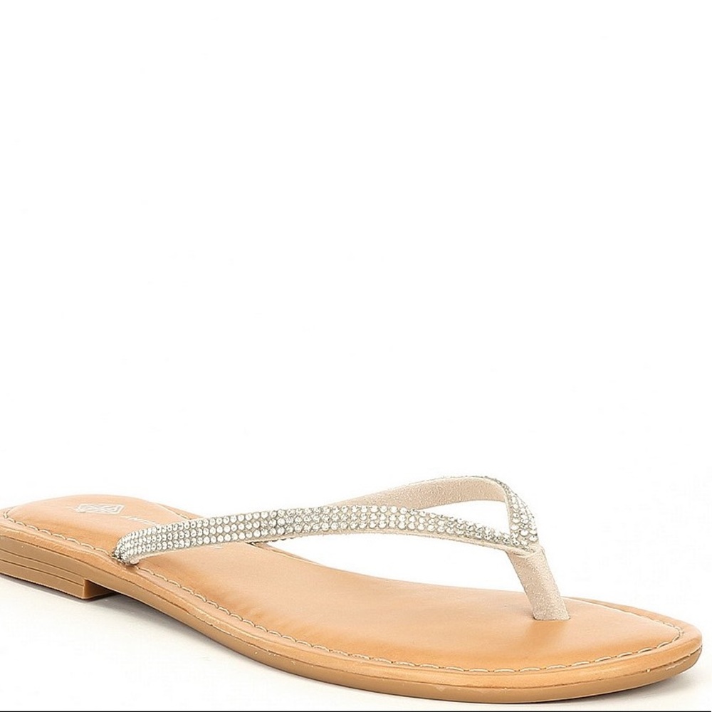 Antonio Melani Laiken Embellished Flat Sandals